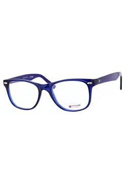 Okulary zerówki korekcyjne oprawki nerdy STAC-15D niebieskie ze sklepu Stylion w kategorii Oprawki do okularów damskie - zdjęcie 185965065