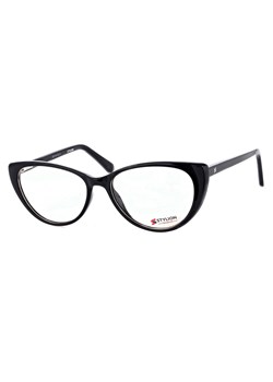 Damskie Okulary zerówki korekcyjne oprawki kocie oczy STAC-19 czarne ze sklepu Stylion w kategorii Okulary korekcyjne damskie - zdjęcie 185965066