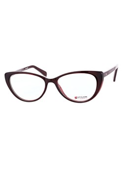 Damskie Okulary zerówki korekcyjne oprawki kocie oczy STAC-19B brązowe ze sklepu Stylion w kategorii Oprawki do okularów damskie - zdjęcie 185965067