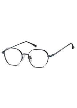 Okulary zerówki sześcioboczne oprawki korekcyjne medium M297F granatowe - id: 8448 - marki Sunoptic - 185965219 Okulary zerówki sześcioboczne oprawki korekcyjne medium M297F granatowe ze sklepu Stylion w kategorii Oprawki do okularów damskie - zdjęcie 185965219