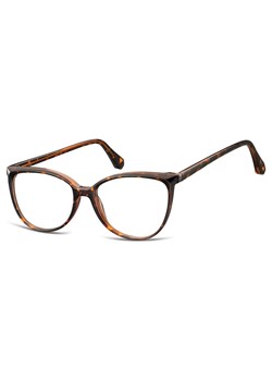 Okulary zerówki Kocie oczy oprawki korekcyjne medium AM67A panterka ze sklepu Stylion w kategorii Okulary korekcyjne damskie - zdjęcie 185965267