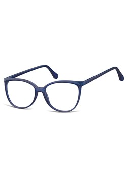 Okulary zerówki Kocie oczy oprawki korekcyjne medium AM67B granat ze sklepu Stylion w kategorii Okulary przeciwsłoneczne męskie - zdjęcie 185965268