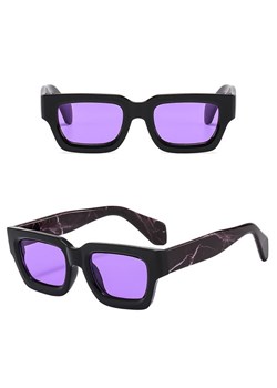 Okulary przeciwsłoneczne z filtrem UV400 STL21D marmurowe + akcesoria ze sklepu Stylion w kategorii Okulary przeciwsłoneczne damskie - zdjęcie 185965288