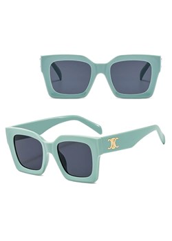 Okulary przeciwsłoneczne z filtrem UV400 STL24D miętowe + akcesoria ze sklepu Stylion w kategorii Okulary przeciwsłoneczne damskie - zdjęcie 185965315
