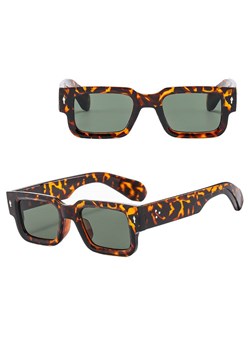 Okulary przeciwsłoneczne z filtrem UV400 STL25B panterkowe + akcesoria ze sklepu Stylion w kategorii Okulary przeciwsłoneczne damskie - zdjęcie 185965316
