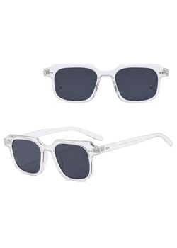 Okulary przeciwsłoneczne z filtrem UV400 STL22B transparentne + akcesoria ze sklepu Stylion w kategorii Okulary przeciwsłoneczne męskie - zdjęcie 185965379