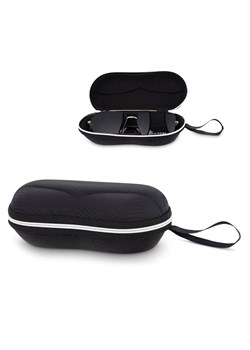 Sportowe etui na okulary z uchwytem zapinane na zamek ET-114 czarne - id: 664 - marki Stylion - 185965399 Sportowe etui na okulary z uchwytem zapinane na zamek ET-114 czarne ze sklepu Stylion w kategorii Etui - zdjęcie 185965399