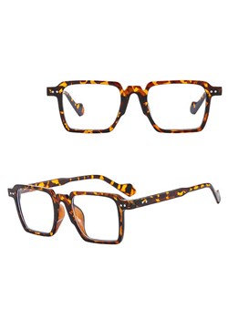 Okulary zerówki do komputera z filtrem BLUE LIGHT STL37F panterka + akcesoria ze sklepu Stylion w kategorii Okulary zerówki damskie - zdjęcie 185965447