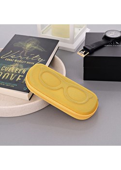 Etui na okulary na zamek ET-120 żółte ze sklepu Stylion w kategorii Etui - zdjęcie 185965547
