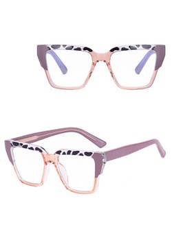 Okulary damskie kocie zerówki do komputera BLUE LIGHT 25143B Panterka/Fiolet/Beż - id: 8850 - marki Stylion - 185965588 Okulary damskie kocie zerówki do komputera BLUE LIGHT 25143B Panterka/Fiolet/Beż ze sklepu Stylion w kategorii Okulary zerówki damskie - zdjęcie 185965588