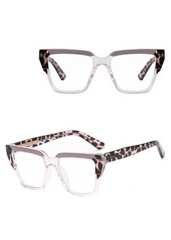 Okulary damskie kocie zerówki do komputera BLUE LIGHT 25143D Szary/Bezbarwny/Panterka - id: 8851 - marki Stylion - 185965589 Okulary damskie kocie zerówki do komputera BLUE LIGHT 25143D Szary/Bezbarwny/Panterka ze sklepu Stylion w kategorii Okulary zerówki damskie - zdjęcie 185965589