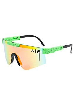 Sportowe okulary przeciwsłoneczne ST-MAX8H zielony/czarny ze sklepu Stylion w kategorii Okulary przeciwsłoneczne męskie - zdjęcie 185965606