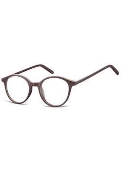 Okulary oprawki zerówki korekcyjne lenonki Unisex Sunoptic AC23C ciemny brązowy ze sklepu Stylion w kategorii Zegarki - zdjęcie 185965609