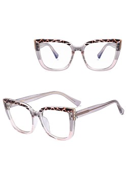 Damskie okulary kocie oczy zerówki do komputera BLUE LIGHT 25146A - id: 8904 - marki Stylion - 185965635 Damskie okulary kocie oczy zerówki do komputera BLUE LIGHT 25146A ze sklepu Stylion w kategorii Okulary zerówki damskie - zdjęcie 185965635