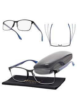 Plusy +1.75 Męskie okulary do czytania korekcyjne ST336 czarny/granat ze sklepu Stylion w kategorii Okulary korekcyjne męskie - zdjęcie 185965678