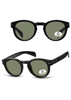 Czarne lenonki okulary przeciwsłoneczne z polaryzacją MP188A ze sklepu Stylion w kategorii Okulary przeciwsłoneczne damskie - zdjęcie 185965717