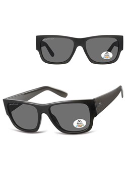 Szare prostokątne okulary przeciwsłoneczne z polaryzacją MP195C - id: 9086 - marki Montana - 185965787 Szare prostokątne okulary przeciwsłoneczne z polaryzacją MP195C ze sklepu Stylion w kategorii Okulary przeciwsłoneczne męskie - zdjęcie 185965787