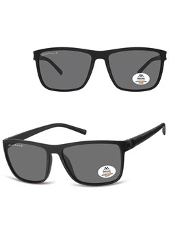 Prostokątne okulary przeciwsłoneczne z polaryzacją MP198 czarne - id: 9118 - marki Montana - 185965808 Prostokątne okulary przeciwsłoneczne z polaryzacją MP198 czarne ze sklepu Stylion w kategorii Okulary przeciwsłoneczne męskie - zdjęcie 185965808