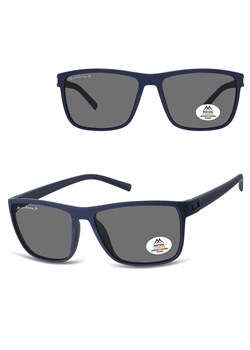 Prostokątne okulary przeciwsłoneczne z polaryzacją MP198C granatowe - id: 9119 - marki Montana - 185965809 Prostokątne okulary przeciwsłoneczne z polaryzacją MP198C granatowe ze sklepu Stylion w kategorii Okulary przeciwsłoneczne męskie - zdjęcie 185965809
