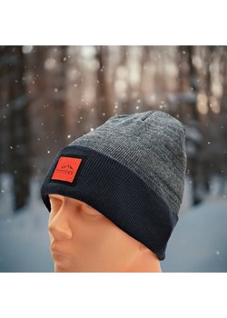 Męska Zimowa Czapka Granat - L/XL Extreme ST-550C ze sklepu Stylion w kategorii Czapki zimowe męskie - zdjęcie 185965846