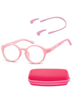Elastyczne dziecięce oprawki okularowe zerówki okrągłe + gumka Sunoptic K8B różowe - id: 9264 - marki Sunoptic - 185965976 Elastyczne dziecięce oprawki okularowe zerówki okrągłe + gumka Sunoptic K8B różowe ze sklepu Stylion w kategorii Akcesoria dziecięce - zdjęcie 185965976