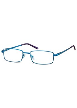 Oprawki korekcyjne zerówki okulary prostokątne metalowe 510 niebieskie ze sklepu Stylion w kategorii Oprawki do okularów damskie - zdjęcie 185965985