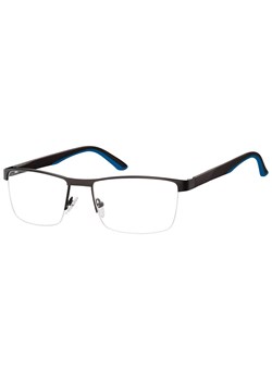 Męskie żyłkowe oprawki korekcyjne okulary zerówki 982A czarny/niebieski - id: 9276 - marki Sunoptic - 185965988 Męskie żyłkowe oprawki korekcyjne okulary zerówki 982A czarny/niebieski ze sklepu Stylion w kategorii Okulary korekcyjne męskie - zdjęcie 185965988