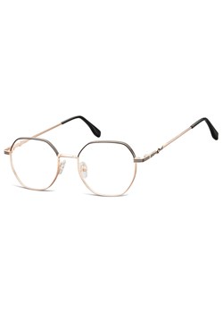 Damskie Oprawki korekcyjne sześciokątne okulary zerówki 905B złoty/czarny - id: 9357 - marki Sunoptic - 185966066 Damskie Oprawki korekcyjne sześciokątne okulary zerówki 905B złoty/czarny ze sklepu Stylion w kategorii Oprawki do okularów damskie - zdjęcie 185966066