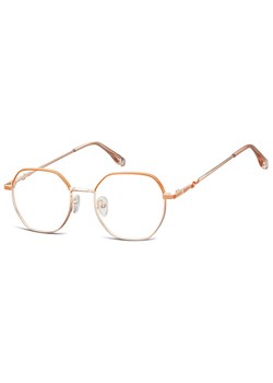 Damskie Oprawki korekcyjne sześciokątne okulary zerówki 905E złoty/pomarańczowy - id: 9360 - marki Sunoptic - 185966069 Damskie Oprawki korekcyjne sześciokątne okulary zerówki 905E złoty/pomarańczowy ze sklepu Stylion w kategorii Oprawki do okularów damskie - zdjęcie 185966069