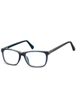 Okulary zerówki acetatowe oprawki korekcyjne prostokątne AC399D granatowe ze sklepu Stylion w kategorii Oprawki do okularów damskie - zdjęcie 185966095