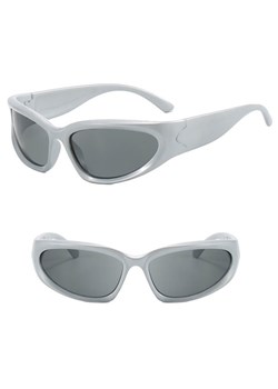 Okulary przeciwsłoneczne dla dzieci STKD-06A srebrne ze sklepu Stylion w kategorii Okulary przeciwsłoneczne dziecięce - zdjęcie 185966137
