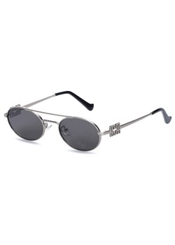 Okulary przeciwsłoneczne owalne UV400 SKK-06A srebrny/czarny - id: 9490 - marki Stylion - 185966195 Okulary przeciwsłoneczne owalne UV400 SKK-06A srebrny/czarny ze sklepu Stylion w kategorii Okulary przeciwsłoneczne damskie - zdjęcie 185966195