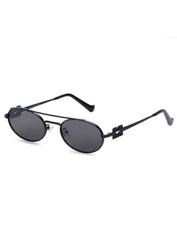 Okulary przeciwsłoneczne owalne UV400 SKK-06B czarny ze sklepu Stylion w kategorii Okulary przeciwsłoneczne damskie - zdjęcie 185966196
