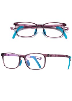 Okulary dla dzieci z uchwytami za uszy zerówki do komputera z filtrem Blue Light 25166C śliwkowy/niebieski - id: 9548 - marki Stylion - 185966255 Okulary dla dzieci z uchwytami za uszy zerówki do komputera z filtrem Blue Light 25166C śliwkowy/niebieski ze sklepu Stylion w kategorii Akcesoria dziecięce - zdjęcie 185966255