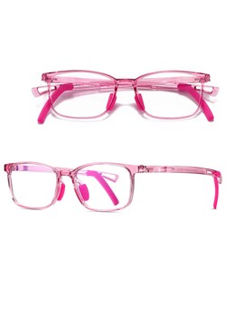 Okulary dla dzieci z uchwytami za uszy zerówki do komputera z filtrem Blue Light 25166D różowy - id: 9549 - marki Stylion - 185966256 Okulary dla dzieci z uchwytami za uszy zerówki do komputera z filtrem Blue Light 25166D różowy ze sklepu Stylion w kategorii Akcesoria dziecięce - zdjęcie 185966256