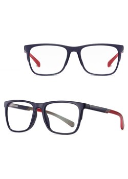 Męskie okulary zerówki z filtrem Blue Light i Antyrefleks do komputera 25170A granat/czerwony - id: 9553 - marki Stylion - 185966266 Męskie okulary zerówki z filtrem Blue Light i Antyrefleks do komputera 25170A granat/czerwony ze sklepu Stylion w kategorii Okulary zerówki męskie - zdjęcie 185966266