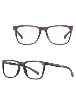 Męskie okulary zerówki z filtrem Blue Light i Antyrefleks do komputera 25170D fiolet/szary ze sklepu Stylion w kategorii Okulary zerówki męskie - zdjęcie 185966269