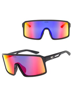Sportowe okulary przeciwsłoneczne z polaryzacją GOG E517-2P czarny/tęczowy ze sklepu Stylion w kategorii Okulary przeciwsłoneczne męskie - zdjęcie 185966305