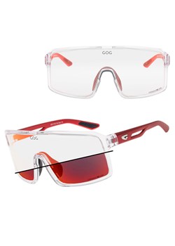 Sportowe okulary przeciwsłoneczne fotochromowe GOG E517-3C bezbarwny/bordo - id: 9602 - marki Gog - 185966306 Sportowe okulary przeciwsłoneczne fotochromowe GOG E517-3C bezbarwny/bordo ze sklepu Stylion w kategorii Okulary przeciwsłoneczne męskie - zdjęcie 185966306