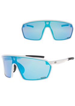 Okulary przeciwsłoneczne sportowe LENS BY ZEISS - GOG E610-3 biały/niebieski ze sklepu Stylion w kategorii Okulary przeciwsłoneczne męskie - zdjęcie 185966316