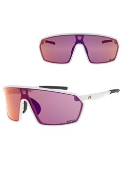 Okulary przeciwsłoneczne sportowe LENS BY ZEISS - GOG E610-4 biały/fiolet ze sklepu Stylion w kategorii Okulary przeciwsłoneczne męskie - zdjęcie 185966317