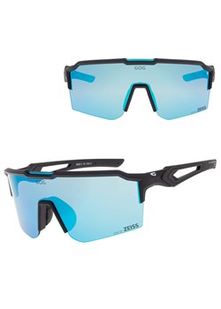 Okulary przeciwsłoneczne sportowe LENS BY ZEISS - GOG E620-1 czarny/niebieski ze sklepu Stylion w kategorii Okulary przeciwsłoneczne męskie - zdjęcie 185966318