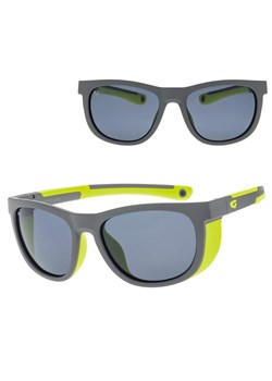 Dziecięce gumowe okulary przeciwsłoneczne polaryzacyjne GOG E980-2P szary/żółty ze sklepu Stylion w kategorii Okulary przeciwsłoneczne męskie - zdjęcie 185966339