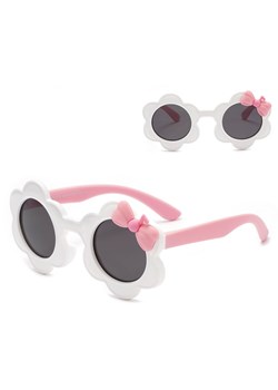 Dziecięce 2-4 lata gumowe okulary przeciwsłoneczne polaryzacyjne POL-JR-55B biały/róż - id: 9819 - marki Stylion - 185966486 Dziecięce 2-4 lata gumowe okulary przeciwsłoneczne polaryzacyjne POL-JR-55B biały/róż ze sklepu Stylion w kategorii Okulary przeciwsłoneczne dziecięce - zdjęcie 185966486
