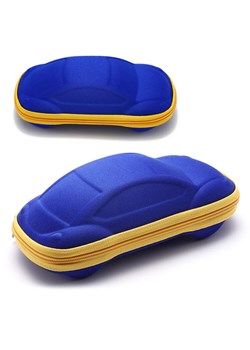 Etui na okulary dla dzieci AUTKO na zamek ET-134A granat/żółty ze sklepu Stylion w kategorii Etui - zdjęcie 185966547