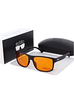 Męskie okulary do komputera blokujące w 100% niebieskie światło LEPSZY SEN EST-120B ze sklepu Stylion w kategorii Okulary zerówki damskie - zdjęcie 185966565