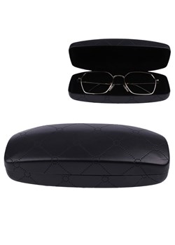 Czarne etui na okulary w kratę STHC-97 ze sklepu Stylion w kategorii Etui - zdjęcie 185966689