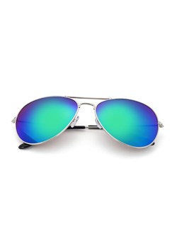 Okulary Pilotki srebrno niebieskie aviator przeciwsłoneczne 2163b - id: 1219 - marki Stylion - 185966737 Okulary Pilotki srebrno niebieskie aviator przeciwsłoneczne 2163b ze sklepu Stylion w kategorii Okulary przeciwsłoneczne damskie - zdjęcie 185966737