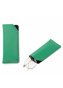 Pokrowiec na okulary w wersji wsuwanej ET-136B zielony ze sklepu Stylion w kategorii Etui - zdjęcie 185966935