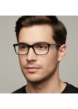 Okulary zerówki acetatowe oprawki korekcyjne prostokątne AC399A czarne - id: 9388 - marki Sunoptic - 185966957 Okulary zerówki acetatowe oprawki korekcyjne prostokątne AC399A czarne ze sklepu Stylion w kategorii Okulary zerówki męskie - zdjęcie 185966957